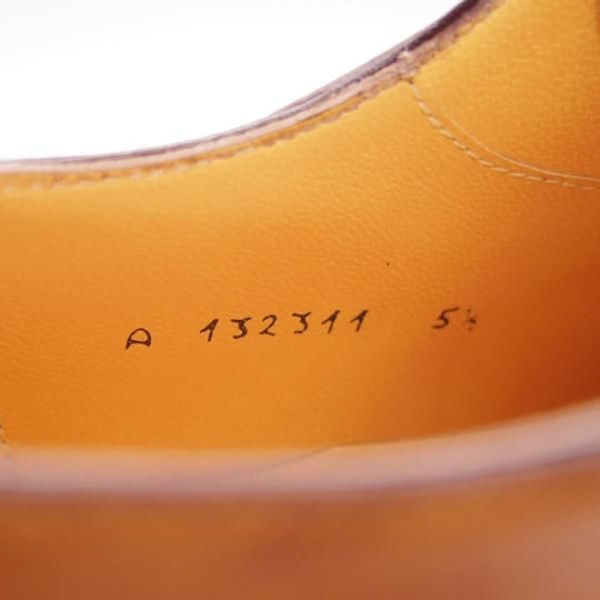 ほぼ試着程度★(伊)タニノクリスチー SIZE 5.5【定価15万円以上★Uチップ/ギリーシューズ/132311】カーフ/茶/メンズ/TANINO CRISCI★h910