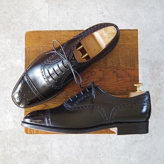 未使用★チャーチ 70F/UK7【現行定価￥144,100-★旧チャーチ/73ラスト/DIPLOMAT】ディプロマット/3都市ロゴ/カーフ/黒/Church's★h911