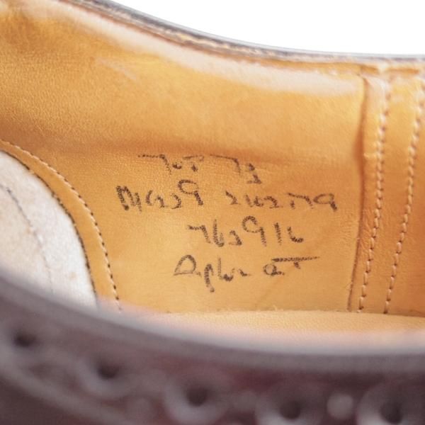 未使用★チャーチ 70F/UK7【現行定価￥144,100-★旧チャーチ/73ラスト/DIPLOMAT】ディプロマット/3都市ロゴ/カーフ/黒/Church's★h911