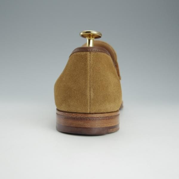 美品★クロケット&ジョーンズ 6E【モデル定価￥75,900-★バーニーズNY別注/SELHURST】366ラスト/コインローファー/Crockett&Jones★h912