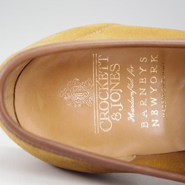 美品★クロケット&ジョーンズ 6E【モデル定価￥75,900-★バーニーズNY別注/SELHURST】366ラスト/コインローファー/Crockett&Jones★h912