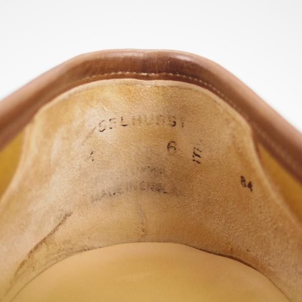 美品★クロケット&ジョーンズ 6E【モデル定価￥75,900-★バーニーズNY別注/SELHURST】366ラスト/コインローファー/Crockett&Jones★h912