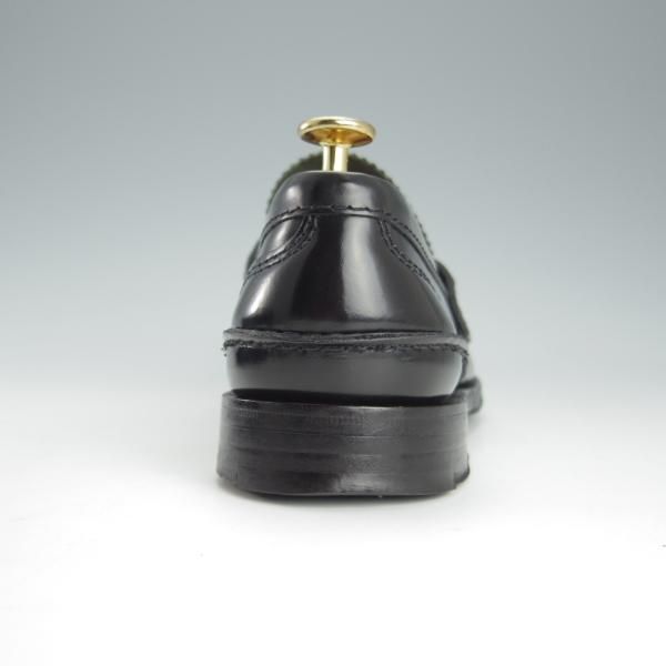極上★チャーチ 65F/UK6.5【★コインローファー/TUNBRIDGE】126ラスト/ポリッシュドバインダーカーフ/黒/メンズ/Church's★h913