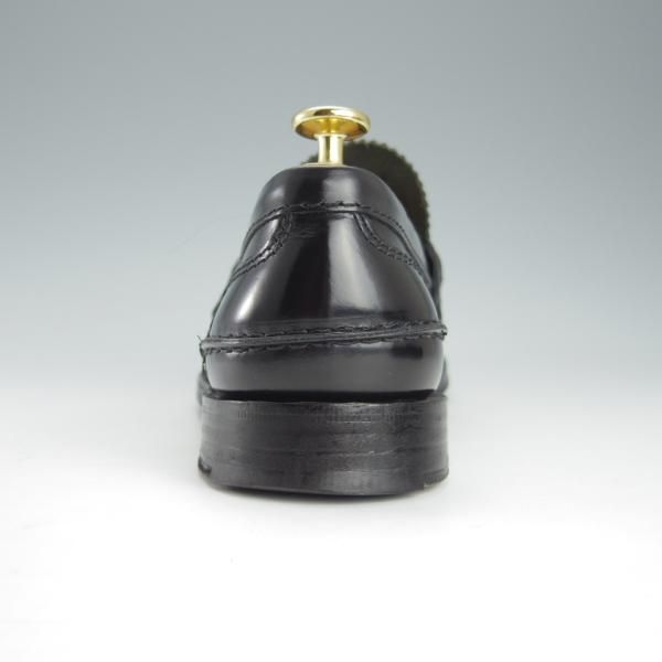 極上★チャーチ 65F/UK6.5【★コインローファー/TUNBRIDGE】126ラスト/ポリッシュドバインダーカーフ/黒/メンズ/Church's★h913