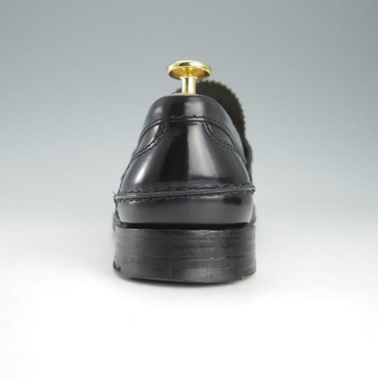 極上★チャーチ 65F/UK6.5【★コインローファー/TUNBRIDGE】126ラスト/ポリッシュドバインダーカーフ/黒/メンズ/Church's★h913