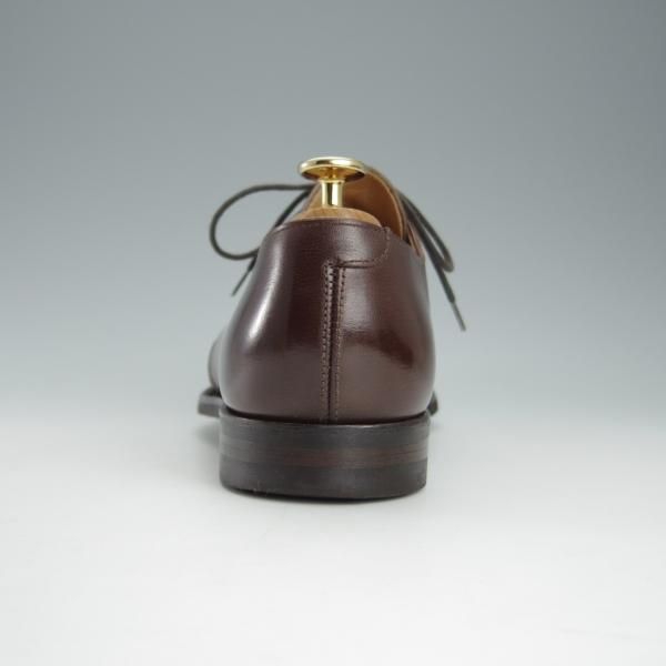 極美品★クロケット&ジョーンズ 6.5E【ハンドグレードライン★ダイナイトソール仕様/プレーントゥ】Vフロント/濃茶/Crockett&Jones★h914