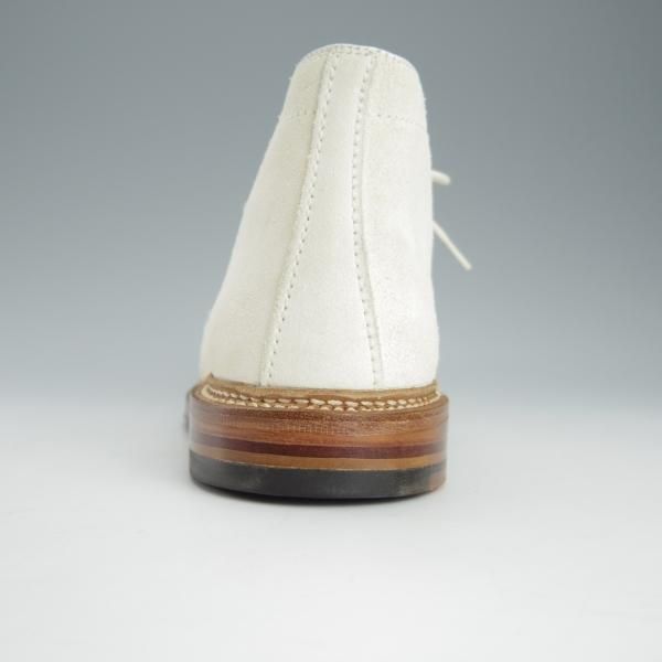 未使用★オールデン 7C【貴重★ユナイテッドアローズ別注/バリーラスト】14741/チャッカブーツ/スエード/白/メンズ/Alden★h915