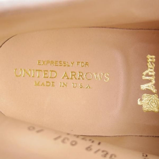 未使用★オールデン 7C【貴重★ユナイテッドアローズ別注/バリーラスト】14741/チャッカブーツ/スエード/白/メンズ/Alden★h915