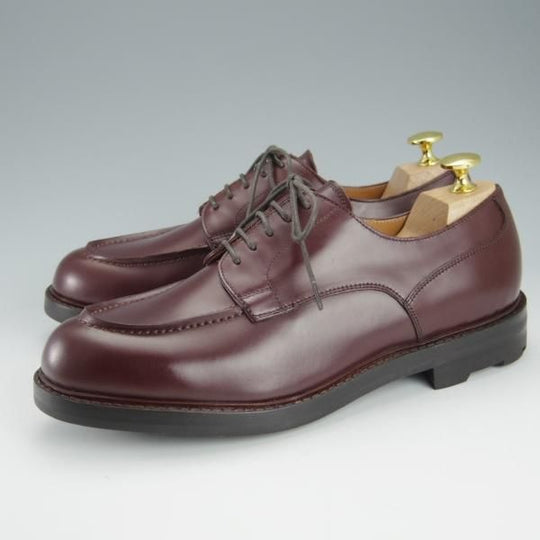 新品★(世界長ユニオン製)ニューヨーカー 7EEE【シャンボード似寄りモデル★Uチップ/NY103】ポリッシュレザー/赤茶/NEWYORKER★h916