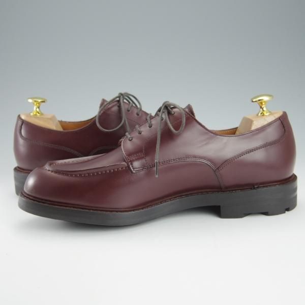 新品★(世界長ユニオン製)ニューヨーカー 7EEE【シャンボード似寄りモデル★Uチップ/NY103】ポリッシュレザー/赤茶/NEWYORKER★h916