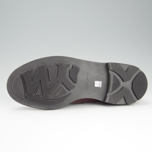 新品★(世界長ユニオン製)ニューヨーカー 7EEE【シャンボード似寄りモデル★Uチップ/NY103】ポリッシュレザー/赤茶/NEWYORKER★h916