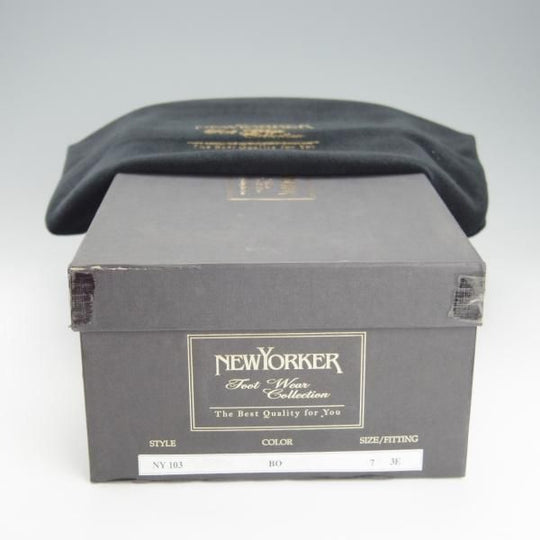 新品★(世界長ユニオン製)ニューヨーカー 7EEE【シャンボード似寄りモデル★Uチップ/NY103】ポリッシュレザー/赤茶/NEWYORKER★h916