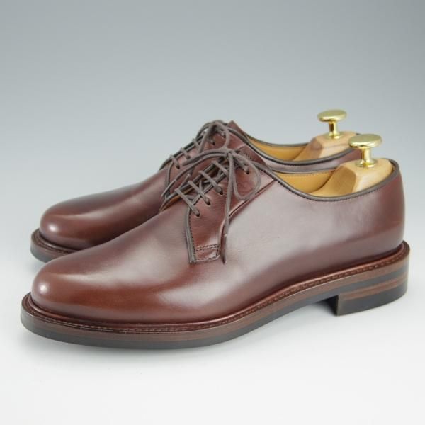 ほぼ試着程度★Oriental/オリエンタル SIZE 5【定価￥52,800-★プレーントゥ/BYRON】オイルドレザー/808ラスト/茶/メンズ★h918