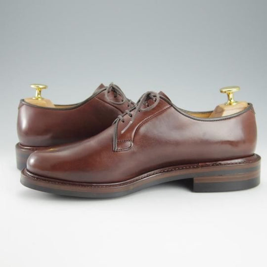 ほぼ試着程度★Oriental/オリエンタル SIZE 5【定価￥52,800-★プレーントゥ/BYRON】オイルドレザー/808ラスト/茶/メンズ★h918