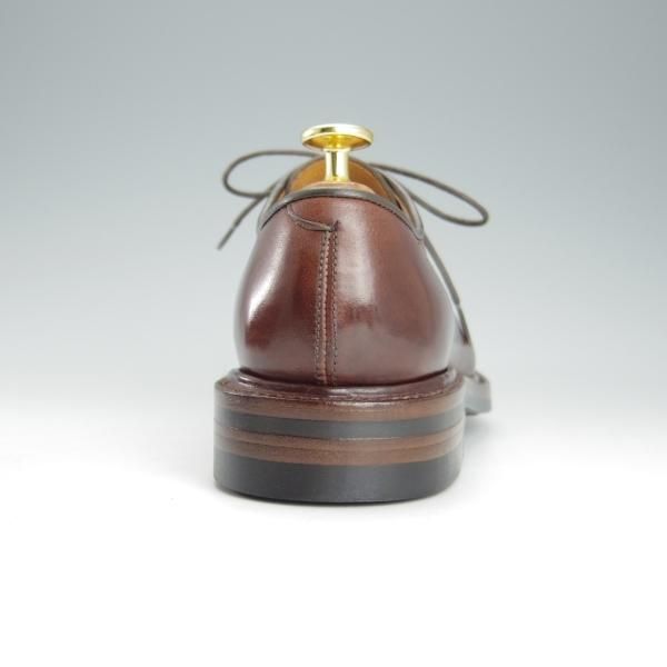 ほぼ試着程度★Oriental/オリエンタル SIZE 5【定価￥52,800-★プレーントゥ/BYRON】オイルドレザー/808ラスト/茶/メンズ★h918