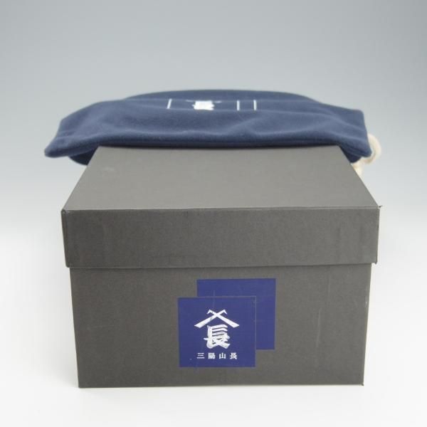 美品★三陽山長 SIZE 7【定価￥80,300-★セミブローグ/奏之介】R309ラスト/カーフ/黒/メンズ/SanyoYamacho★h919