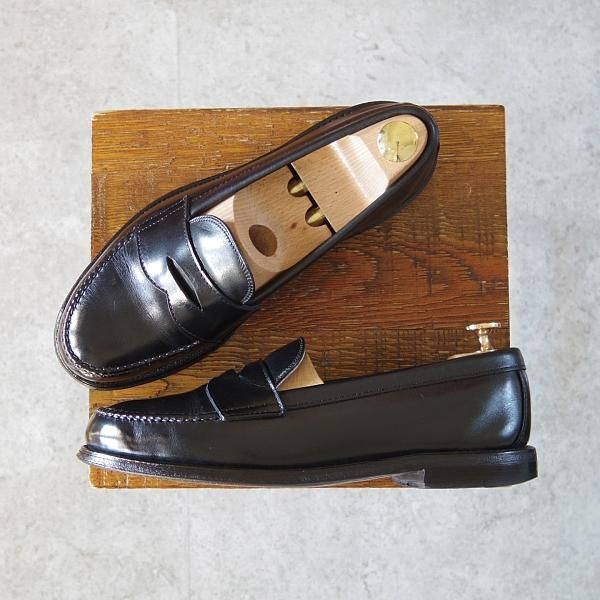 ★オールデン 6.5E【定価￥106,700-★981/ヴァンラスト】コインローファー/カーフ/黒/バンラスト/メンズ/Alden★h920