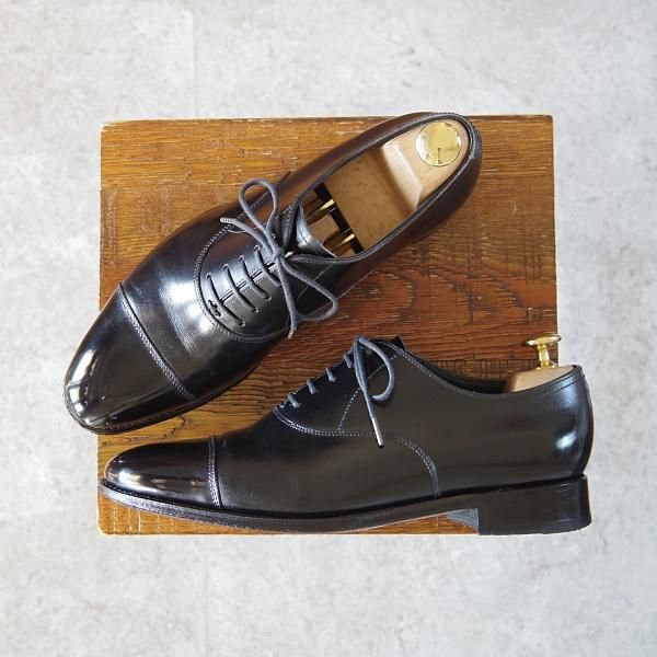 極上★RAYMAR/レイマー SIZE 6【★ハンドソーンウェルテッド製法/RM115S】ボカルーカーフ/(仏)アノネイ社/ストレートチップ/黒★h921