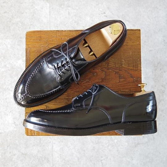 極美品★オールデン 7.5D【コードバン仕様★NST/ノルウィージャンフロント/2211】アバディーンラスト/黒/メンズ/Alden★h922