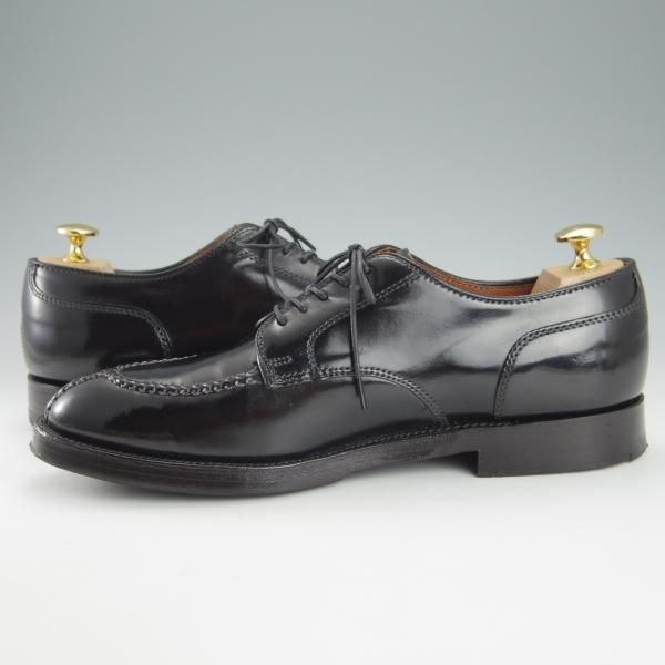 極美品★オールデン 7.5D【コードバン仕様★NST/ノルウィージャンフロント/2211】アバディーンラスト/黒/メンズ/Alden★h922