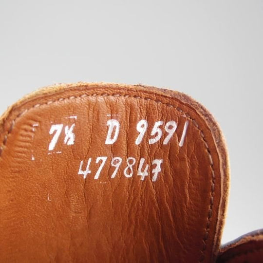 極美品★(米)アレンエドモンズ 7.5D【定価￥167,400-★コードバン仕様/Leeds】リーズ/プレーントゥ/赤茶/メンズ/ALLEN EDMONDS★h923
