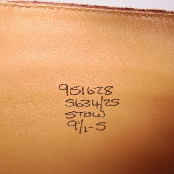 極美品★トリッカーズ SIZE 9.5【定価￥88,000-★ダイナイトソール/STOW/マロンアンティーク】5634/カントリーブーツ/Tricker's★h924