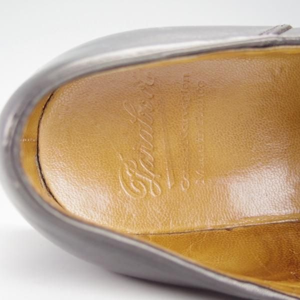 ★パラブーツ SIZE 42【貴重★フォック仕様(アザラシの毛皮)/ミカエル/MICHAEL】チロリアンシューズ/黒/Paraboot★h928