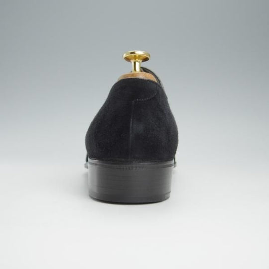 未使用★(伊)アルティオリ SIZE 8.5【定価15万円以上★CERVINO別注/クォーターブローグ】スエード/黒/スター・アルティオリ/Star ARTIOLI★h929