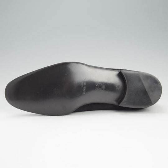 未使用★(伊)アルティオリ SIZE 8.5【定価15万円以上★CERVINO別注/クォーターブローグ】スエード/黒/スター・アルティオリ/Star ARTIOLI★h929