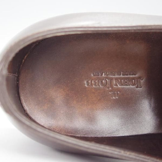 ほぼ試着程度★ジョンロブ 6D【定価￥195,800-★CITY 2/シティ/7000ラスト】ミュージアムカーフ/ストレートチップ/濃茶/JOHN LOBB★h930