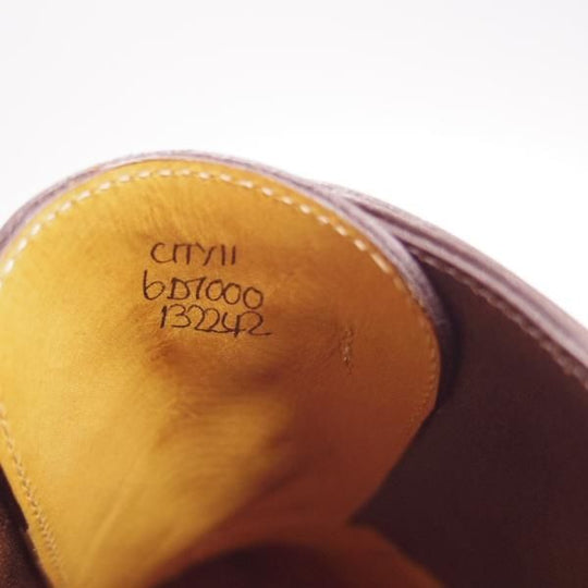 ほぼ試着程度★ジョンロブ 6D【定価￥195,800-★CITY 2/シティ/7000ラスト】ミュージアムカーフ/ストレートチップ/濃茶/JOHN LOBB★h930