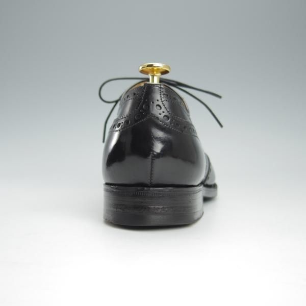 極上★チャーチ 70G/UK7【旧チャーチ★73ラスト/ブックバインダーカーフ】3都市ロゴ/Wingate/フルブローグ/黒/メンズ/Church's★h931