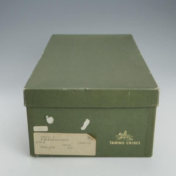 未使用★(伊)タニノクリスチー SIZE 7【デッドストック品★FRAZOSO/キルトモンク】108311/カーフ/茶/メンズ/TANINO CRISCI★h935