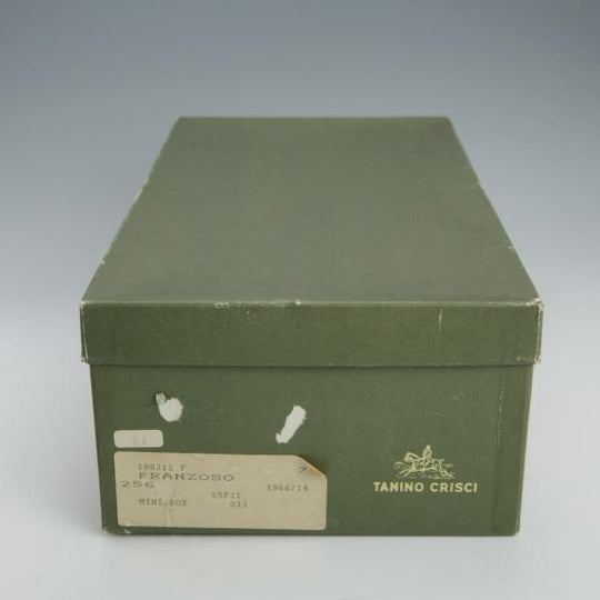 未使用★(伊)タニノクリスチー SIZE 7【デッドストック品★FRAZOSO/キルトモンク】108311/カーフ/茶/メンズ/TANINO CRISCI★h935