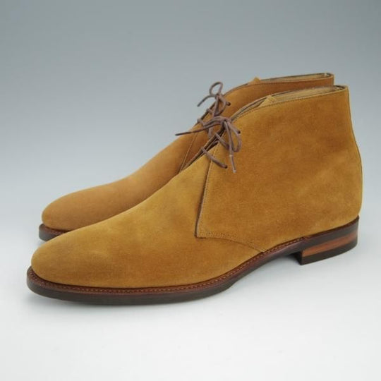 未使用★トレーディングポスト SIZE 7【定価￥52,800-★チャッカブーツ/1612】スエード/CAMEL/茶/メンズ/Trading Post★h936
