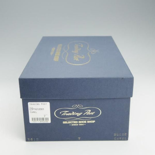 未使用★トレーディングポスト SIZE 7【定価￥52,800-★チャッカブーツ/1612】スエード/CAMEL/茶/メンズ/Trading Post★h936