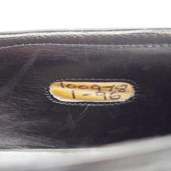 ★(英)ジョージ・クレバリー UK9程度【ビスポーク品★現在の製作費80万円以上/コインローファー】カーフ/黒/メンズ/GEORGE CLEVERLEY★h937