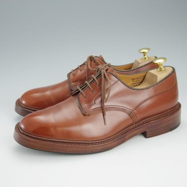 極上★トリッカーズ SIZE 6.5【定価￥84,700-★マロンアンティーク/Woodstock/5636】プレーントゥ/短靴/茶/メンズ/Tricker's★h939