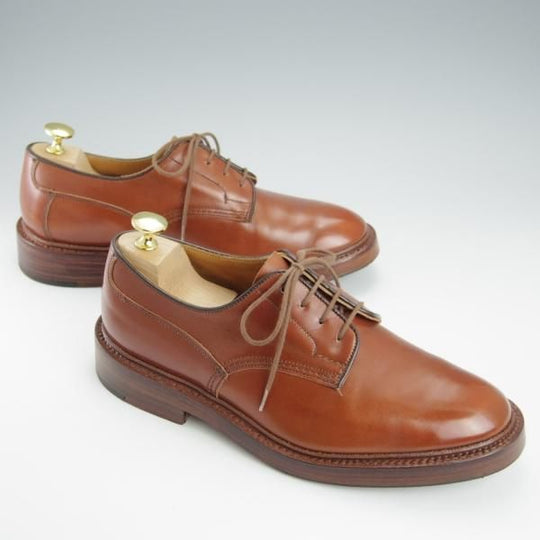 極上★トリッカーズ SIZE 6.5【定価￥84,700-★マロンアンティーク/Woodstock/5636】プレーントゥ/短靴/茶/メンズ/Tricker's★h939