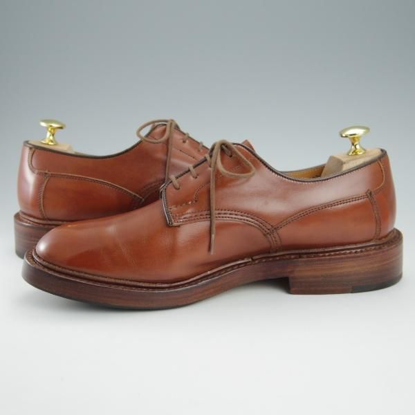 極上★トリッカーズ SIZE 6.5【定価￥84,700-★マロンアンティーク/Woodstock/5636】プレーントゥ/短靴/茶/メンズ/Tricker's★h939