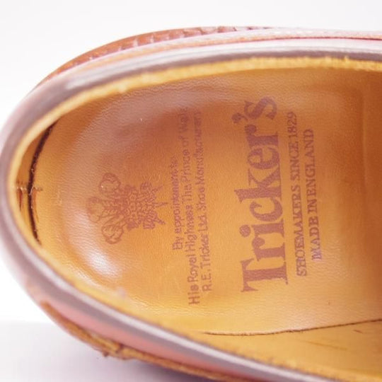 極上★トリッカーズ SIZE 6.5【定価￥84,700-★マロンアンティーク/Woodstock/5636】プレーントゥ/短靴/茶/メンズ/Tricker's★h939