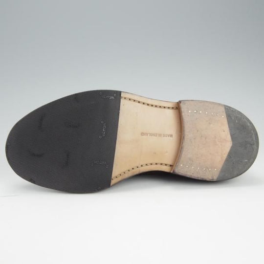 極美品★トリッカーズ SIZE 6【バートン同系モデル★カントリーシューズ/8064】フルブローグ/カーフ/濃茶/短靴/メンズ/Tricker's★h940