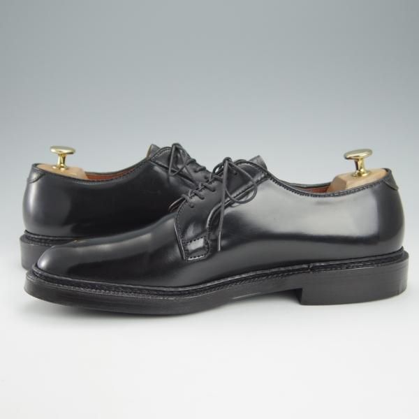 極美品★オールデン 7.5C【定価￥171,600-★コードバン仕様/9901】バリーラスト/プレーントゥ/黒/メンズ/Alden★h942