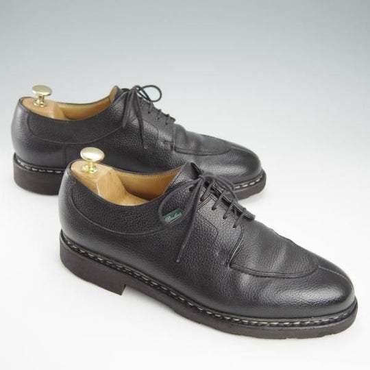 極上★パラブーツ SIZE 8【定価￥71,500-★アヴィニョン/AVIGNON】Uチップ/グレインレザー/黒/メンズ/Paraboot★h943