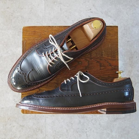 極上★オールデン 8.5C【貴重★(米)Brick+Mortar別注/D5510】バリーラスト/ロングウイング/クロムエクセルレザー/紺/Alden★h945