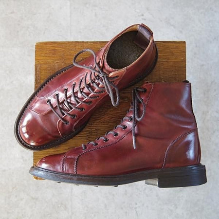 極上★トリッカーズ SIZE 7【ダイナイトソール仕様★モンキーブーツ/M6259】カーフ/赤茶/メンズ/Tricker's★h948