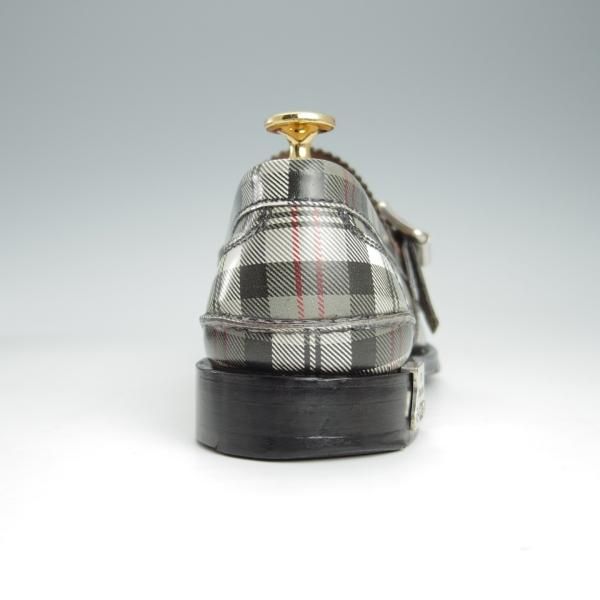 ★チャーチ 70F/UK7【★BARCOMBE/126ラスト】ローファー/モンクストラップ/タータンチェック/ポリッシュドバインダーカーフ/Church's★h949