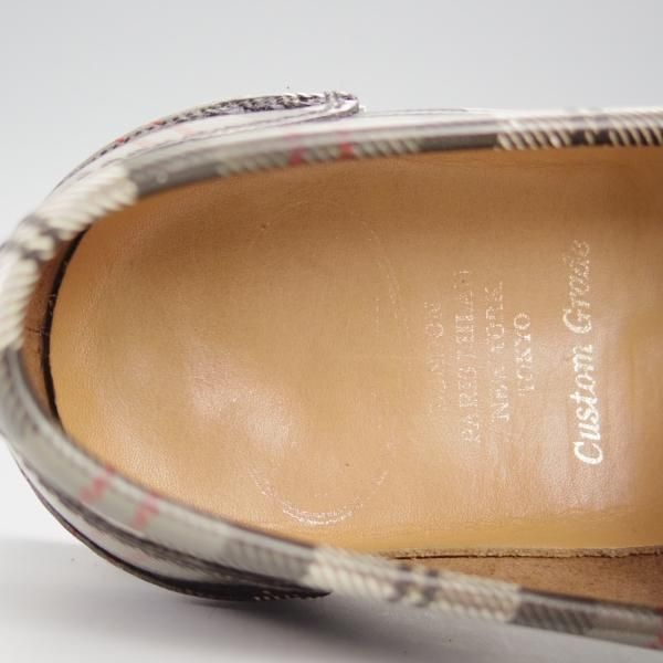 ★チャーチ 70F/UK7【★BARCOMBE/126ラスト】ローファー/モンクストラップ/タータンチェック/ポリッシュドバインダーカーフ/Church's★h949