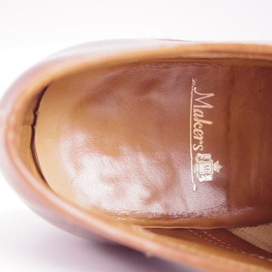 極上★Makers/メイカーズ SIZE 7【現行定価￥114,950-★茶系コードバン仕様/ホーウィン社/#4】CDVN-02/シェルコードバン/Vチップ★h952
