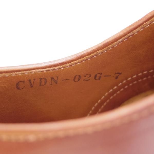 極上★Makers/メイカーズ SIZE 7【現行定価￥114,950-★茶系コードバン仕様/ホーウィン社/#4】CDVN-02/シェルコードバン/Vチップ★h952